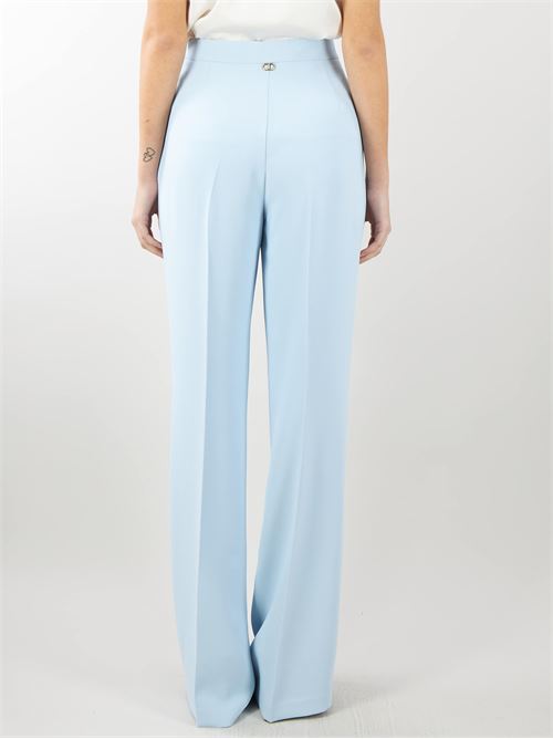 Flared crêpe cady trousers with crease Twinset TWIN SET | Pants | TP217111307